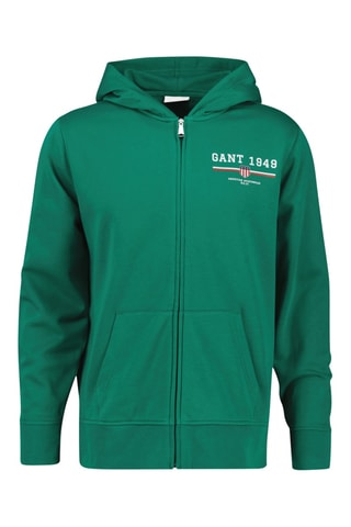 Felpa con cappuccio - Verde