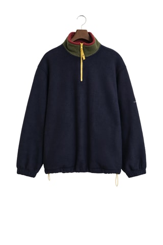 Felpa in pile - Navy