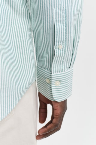 Camicia regular - Verde chiaro