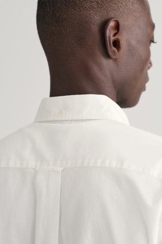 Camicia regular in lino - Bianco