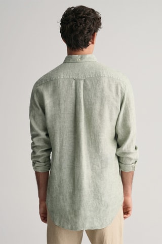 Camicia in lino - Verde chiaro