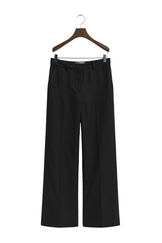 Pantaloni tailored in lana - Nero
