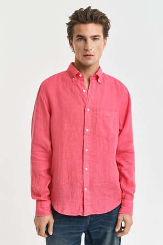 Camicia in lino - Rosa