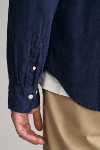 Camicia in lino - Navy