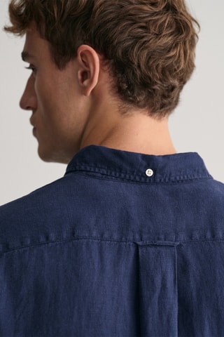 Camicia in lino - Navy