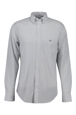 Camicia regular - Nero e grigio