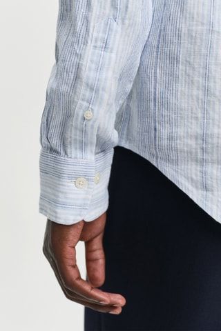 Camicia in lino - Azzurro