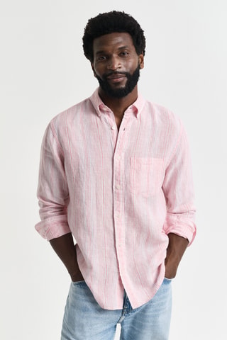 Camicia in lino - Rosa