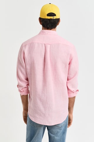 Camicia in lino - Rosa