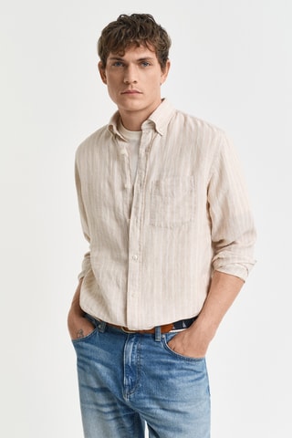 Camicia in lino - Beige
