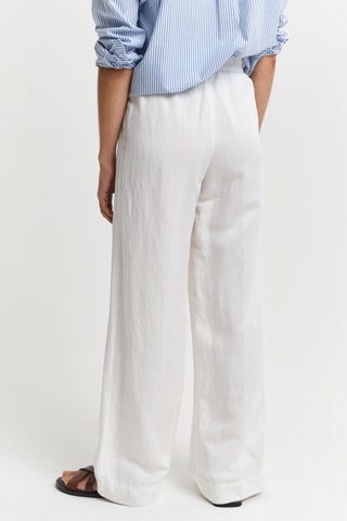 Pantaloni in lino - Ecrù