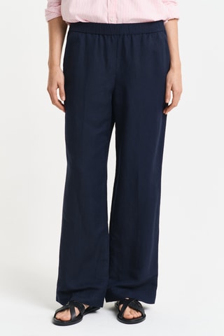 Pantaloni in lino - Navy