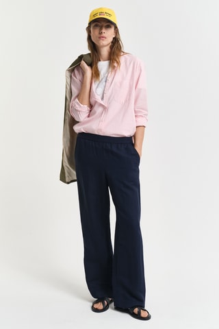 Pantaloni in lino - Navy