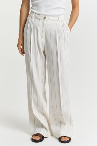 Pantaloni da completo in lino - Ecrù