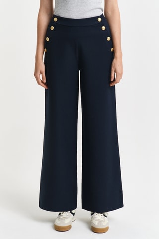 Pantaloni a vita alta - Navy