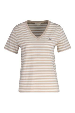 T-shirt in cotone bio - Beige