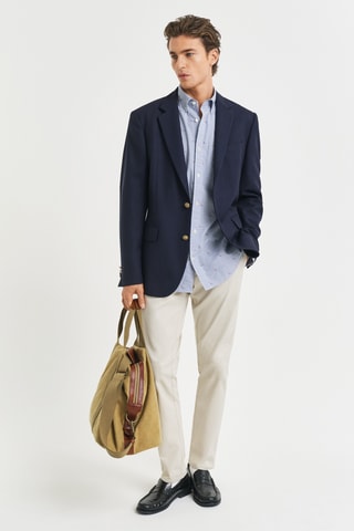 Pantaloni chino slim - Beige