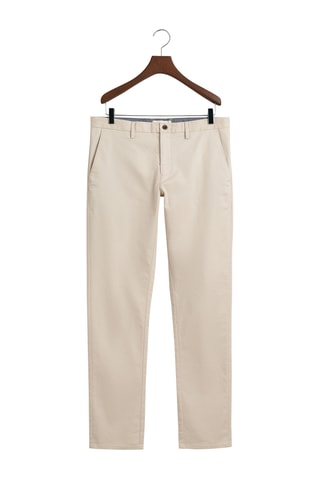 Pantaloni chino slim - Beige
