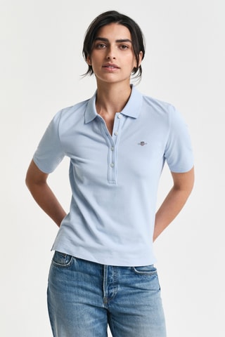 Polo slim - Azzurro