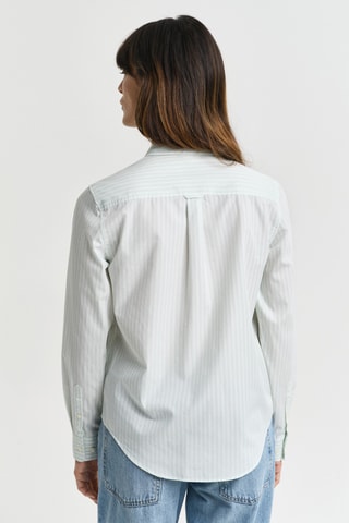 Camicia regular - Bianco e verde
