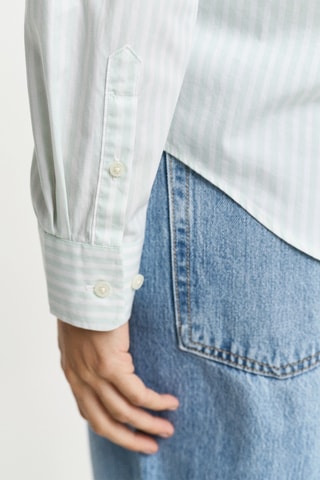 Camicia regular - Bianco e verde
