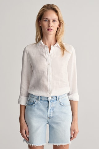 Camicia in lino - Bianco