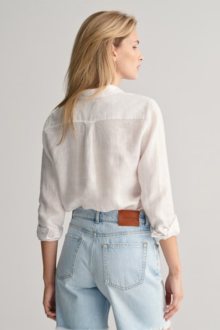 Camicia in lino - Bianco