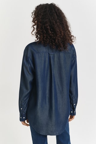 Camicia relaxed - Blu scuro