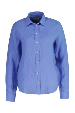 Camicia in lino - Blu