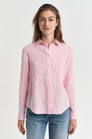 Camicia in lino - Rosa