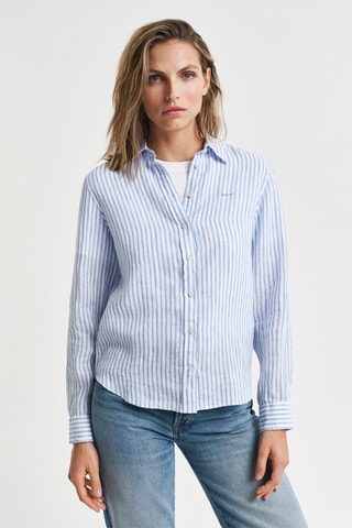 Camicia in lino - Azzurro
