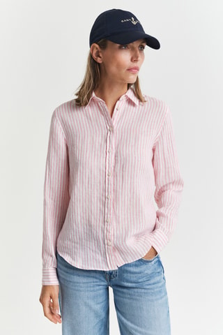 Camicia in lino - Rosa
