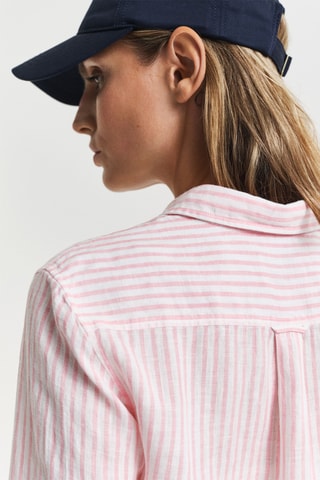 Camicia in lino - Rosa