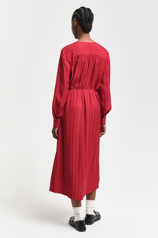 Abito a camicia relaxed - Rosso