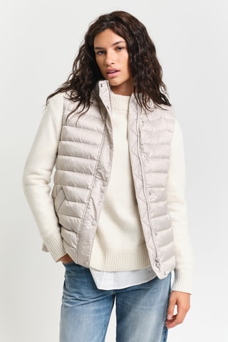Piumino senza maniche - Beige