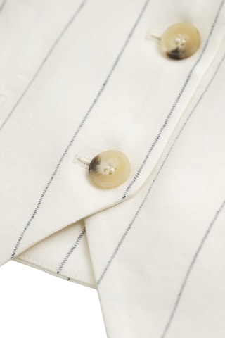 Gilet da completo in lino - Ecrù