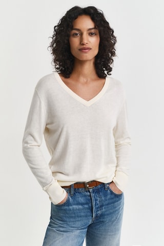 Maglia in cotone bio - Ecrù