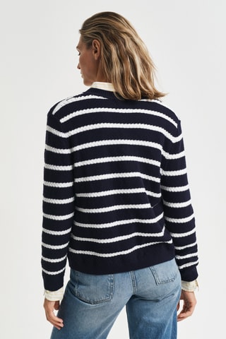 Cardigan in cotone bio - Navy