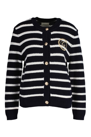 Cardigan in cotone bio - Navy