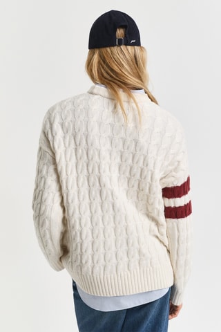 Maglia in lana e cashmere - Ecrù