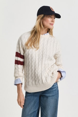 Maglia in lana e cashmere - Ecrù