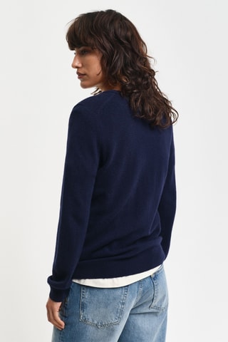 Maglia in lana d’agnello - Navy
