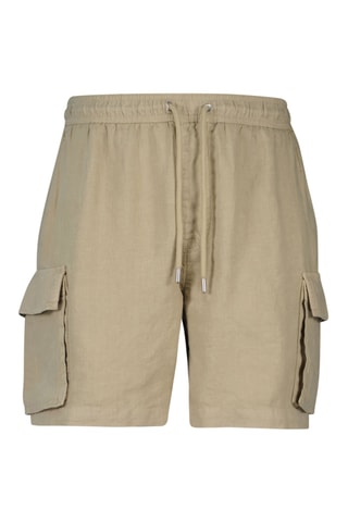 Shorts in lino - Beige
