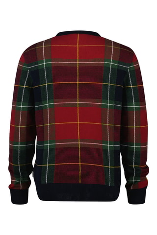 Maglia in cotone bio e lana - Rosso