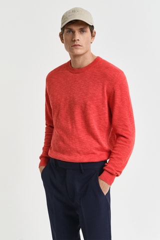 Maglia in lino - Rosso