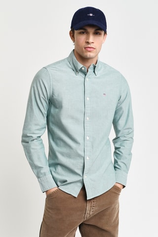 Camicia slim - Verde