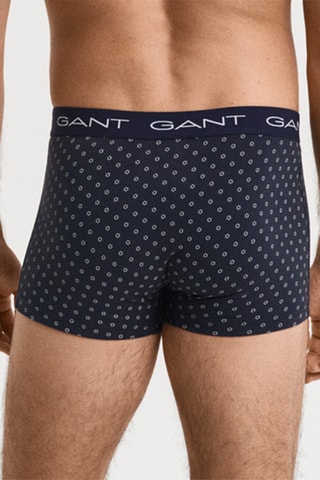 3 parigamba in cotone bio - Navy