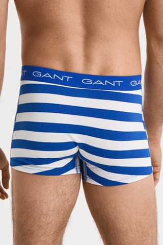 3 parigamba in cotone bio - Blu