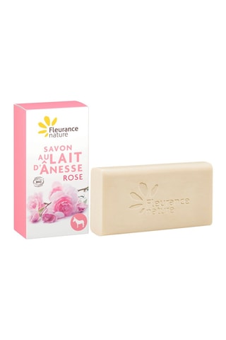 ##Savon au lait d'ânesse à la rose bio  100 g