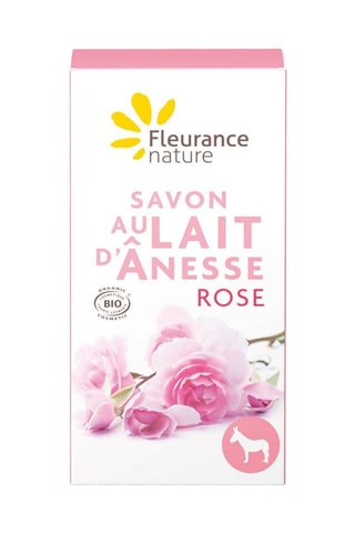 ##Savon au lait d'ânesse à la rose bio  100 g